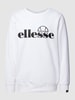 Ellesse Sweatshirt met labelprint, model 'Bootia' Wit