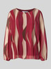 ZABAIONE Blouse met plissévouwen model 'Re44ynaa' Bordeaux