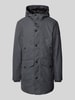 s.Oliver RED LABEL Regular fit parka met capuchon Zwart