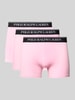 Polo Ralph Lauren Underwear Boxershort met elastische band met logo in een set van 3 stuks Lichtroze