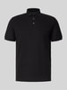 Emporio Armani Regular Fit Poloshirt mit Logo-Stitching Black