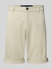 Tom Tailor Denim Regular fit bermuda's van katoenmix Beige