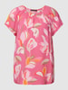 Betty Barclay Blusenshirt aus Viskose mit Allover-Muster Pink