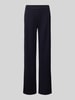 TONI Wide leg stoffen broek met achterzakken, model 'Jenny' Marineblauw