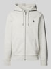 Polo Ralph Lauren Sweatjacke mit Logo-Stitching Hellgrau