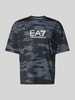 EA7 Emporio Armani T-Shirt mit Label-Print Modell 'VENTUS' Black