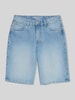 Tom Tailor Denim regular fit bermuda van puur katoen Jeansblauw