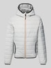 ECOALF Steppjacke mit Kapuze Modell 'ATLANTICOALF' Silber