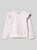 Name It Sweatshirt mit Volants Modell 'NMFDYLA' Rosa