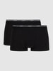 Jockey Trunks aus Baumwolle im 2er-Pack Black