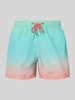 MCNEAL Relaxed Fit Badeshorts mit Logo-Stitching Lind