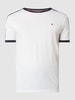 Tommy Hilfiger T-Shirt mit Galonstreifen Weiss