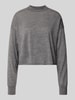 DRYKORN Strickpullover aus Schurwolle Modell 'MALESE' Dunkelgrau