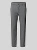 SELECTED HOMME Slim Fit Stoffhose mit Gürtelschlaufen Modell 'ROBERT' Mittelgrau