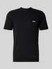 BOSS Green Regular Fit T-Shirt aus Baumwoll-Mix Modell 'MOMENTUM' Black