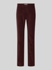 Brax Spodnie materiałowe z wpuszczanymi kieszeniami model ‘MARY’ Bordowy