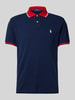 Polo Ralph Lauren Poloshirt mit Label-Stitching Marine