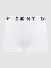 DKNY Onderbroek met logo in band  Wit