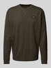 PME Legend Sweatshirt mit Label-Detail Oliv