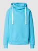 edc By Esprit Hoodie met ribboorden Turkoois