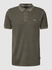 JOOP! Jeans Koszulka polo o kroju regular fit w jednolitym kolorze model ‘Ambrosio’ Ciemnozielony