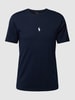 Polo Ralph Lauren T-shirt met logostitching Marineblauw