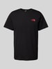 The North Face T-shirt met labelprint Zwart