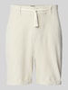 MCNEAL Regular Fit Leinenshorts mit Tunnelzug Offwhite Melange