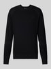 G-Star Raw Sweter z dzianiny z wyhaftowanym logo Czarny