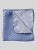 Gierremilano Seideneinstecktuch mit eingefasstem Saum Bleu