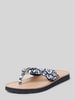 Tommy Hilfiger Slides mit Label-Print Marine