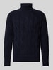 SELECTED HOMME Strickpullover mit Rollkragen Modell 'CALLO' Dunkelblau