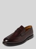 DIGEL Loafers met blokhak, model 'SANDER' Donkerbruin