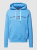 Tommy Hilfiger Hoodie mit Label-Stitching Royal