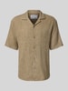 JAKE*S STUDIO MEN Regular Fit Freizeithemd mit Reverskragen Beige