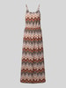 Only Tailliertes Maxikleid mit Allover-Muster Modell 'WINNER' Hazel