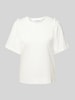 Selected Femme T-Shirt in unifarbenem Design Modell 'PENELOPE' Weiss