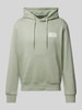 Jack & Jones Hoodie mit Label-Print Modell 'ECORP' Mint