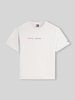 Tommy Jeans relaxed fit T-shirt van puur katoen Wit