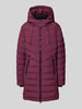 G.I.G.A. DX Steppmantel mit Reißverschlusstaschen Aubergine