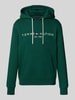 Tommy Hilfiger Oversized hoodie van katoenmix Flessengroen