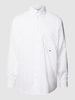 Tommy Hilfiger Freizeithemd mit Button-Down-Kragen Weiss