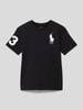 Polo Ralph Lauren Teens T-Shirt mit Logo-Stitching Black