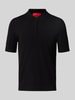 HUGO Regular Fit Poloshirt aus Viskose-Mix Modell 'SAN PETER-CV' Black