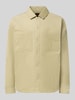 BOSS Orange Regular Fit Hemdjacke aus Baumwoll-Mix Modell 'Locky_2_M' Lind