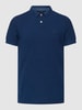 Superdry Poloshirt met logostitching, model 'VINT DESTROY' Donkerblauw