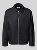 SELECTED HOMME Relaxed fit blouson van katoenmix, model 'CEDRIC' Zwart