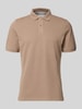 s.Oliver RED LABEL Koszulka polo o kroju regular fit z czystej bawełny Beżowy