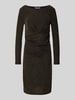 Christian Berg Woman Selection Knielanges Kleid mit Glitter-Effekt Gold