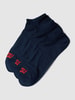 Levi's® Sneakersocken mit Label-Print im 3er-Pack Modell 'LOW CUT' Dunkelblau